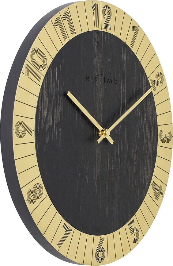Reloj de pared Flare, dorado
