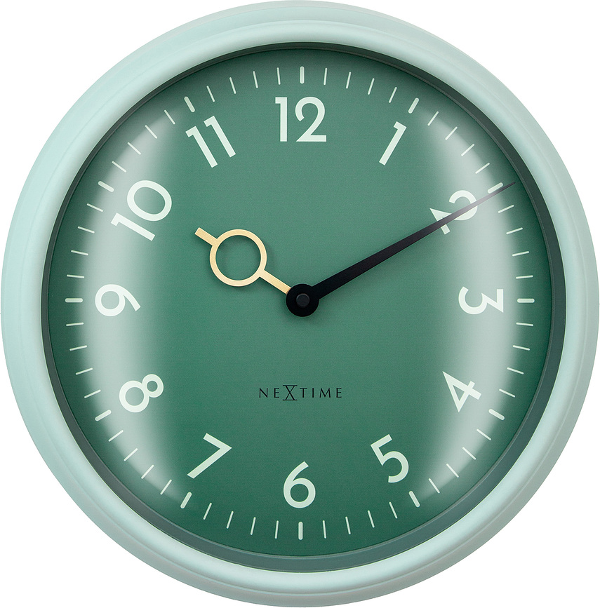 Reloj de pared Golden HourWall, dorado