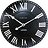 Reloj de Pared London Roman, negro