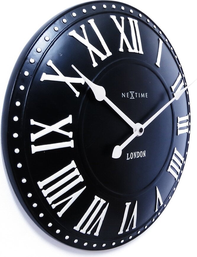 Reloj de Pared London Roman, negro