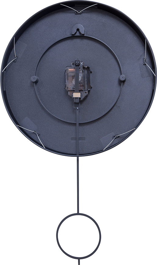 Reloj de pared Loop, negro