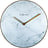 Reloj de Pared Marble, blanco, con marco dorado