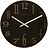 Reloj de Pared Mirror Glass, negro
