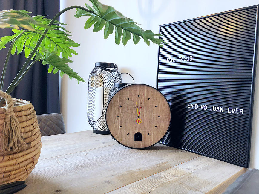 Reloj de Pared White Nightingale, blanco