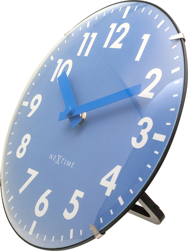Reloj de pared o de mesa Duomo Mini, azul