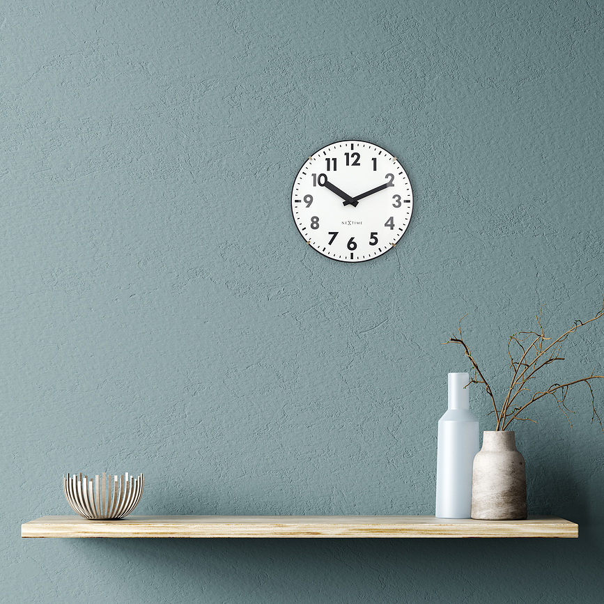 Reloj de pared o de mesa Duomo Mini, azul