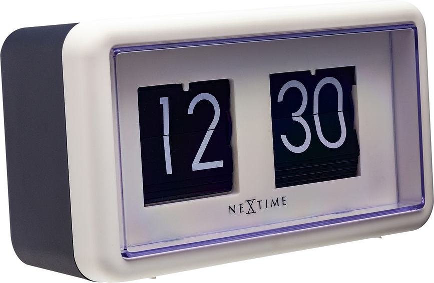 Reloj de Pared y de Mesa Small Flip, negro