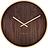 Reloj de Pared Oslo, de madera oscura, 30 cm