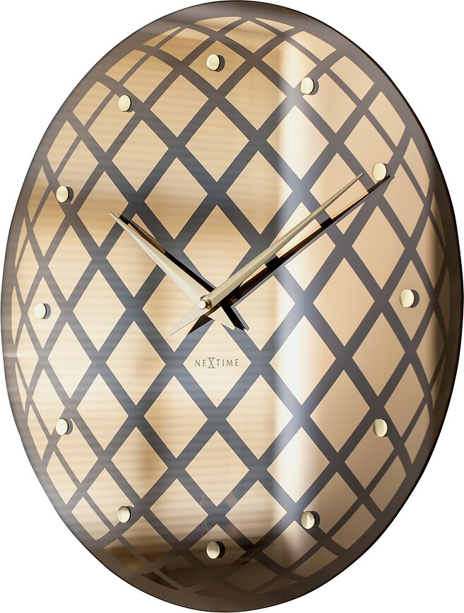 Reloj de Pared Pendula Round, plateado