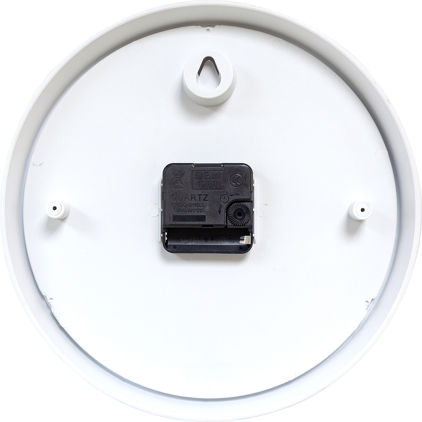 Reloj de Pared Peter, 26 cm, blanco y negro