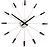 Reloj de Pared Plug Inn, negro