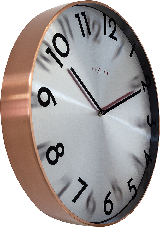 Reloj de Pared Reflection, de cobre