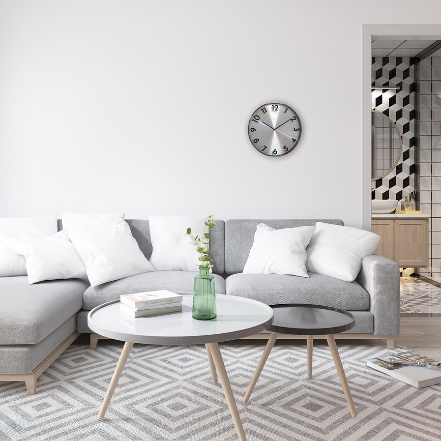 Reloj de Pared Reflection, de cobre