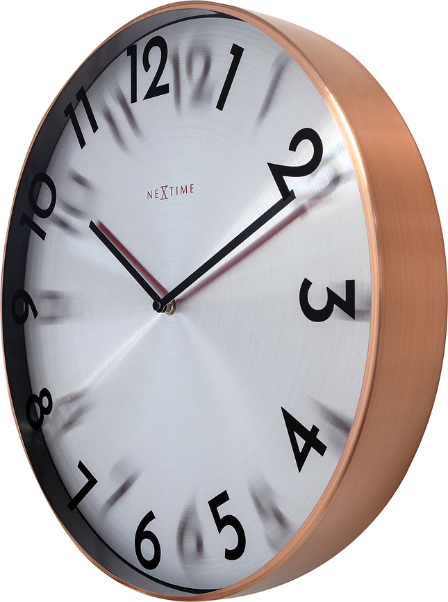 Reloj de Pared Reflection, de cobre
