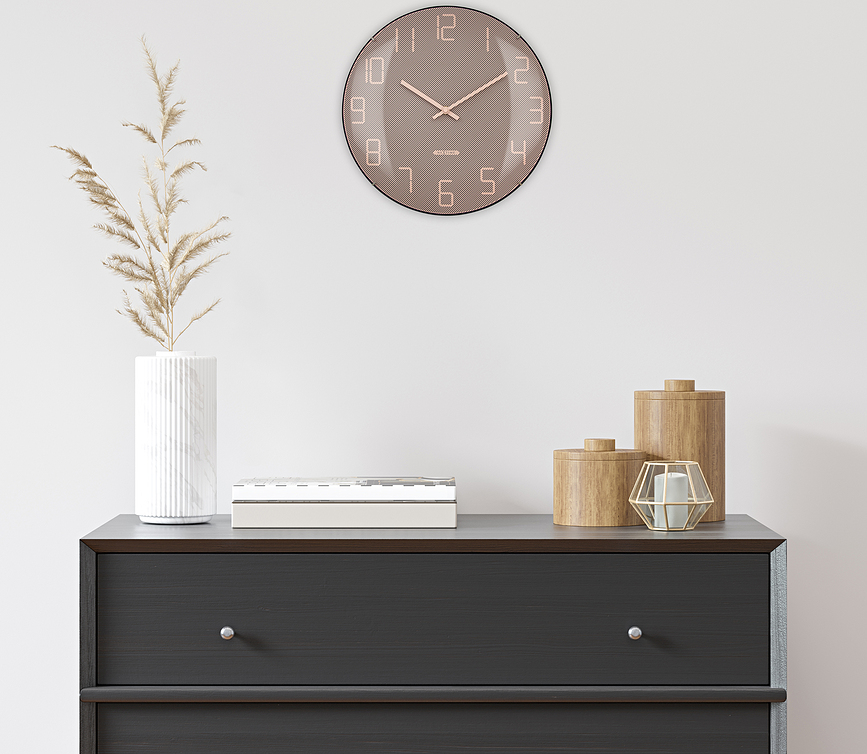 Reloj de Pared Shade, rosa