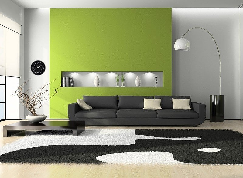 Reloj de pared Shuwan, negro