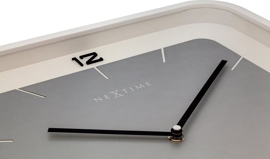 Reloj de Pared Square Wall, blanco