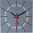 Reloj de pared Stazione, gris