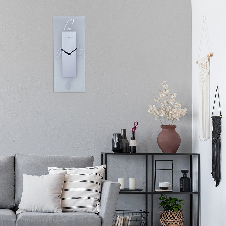 Reloj de Pared transparente Dali, gris