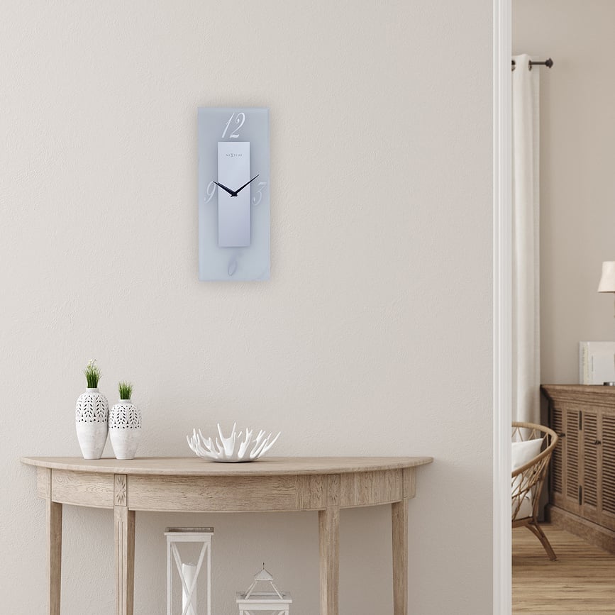 Reloj de Pared transparente Dali, gris