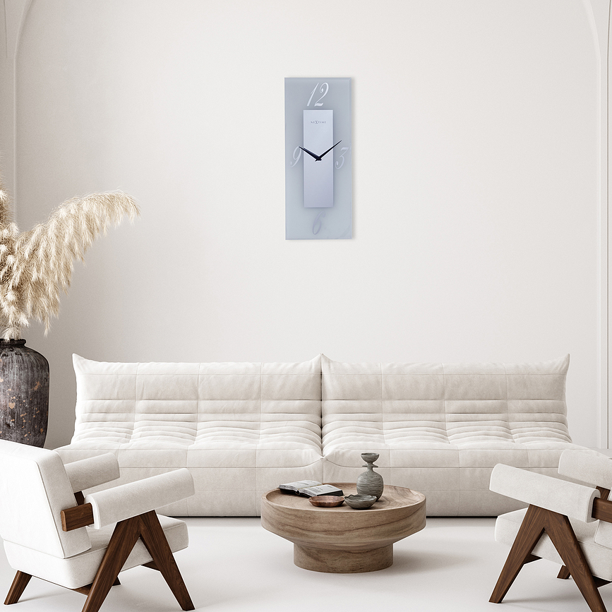 Reloj de Pared transparente Dali, gris