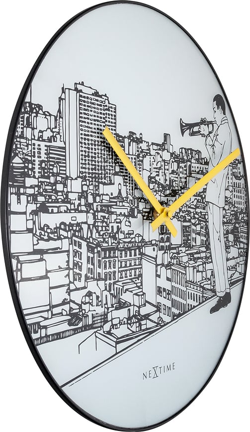 Reloj de pared Trumpet City