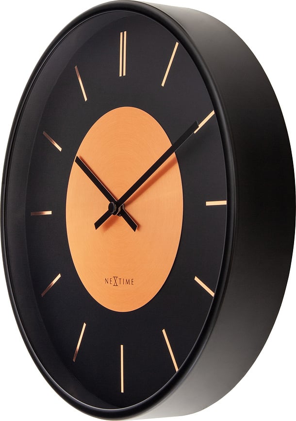 Retro II Zidni Sat crno-bakreni