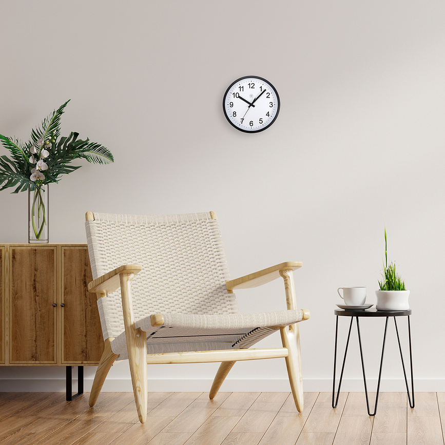 Robust Horloge Murale 25,5 cm, blanche