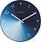 Ρολόι Τοίχου Gradient, μπλε