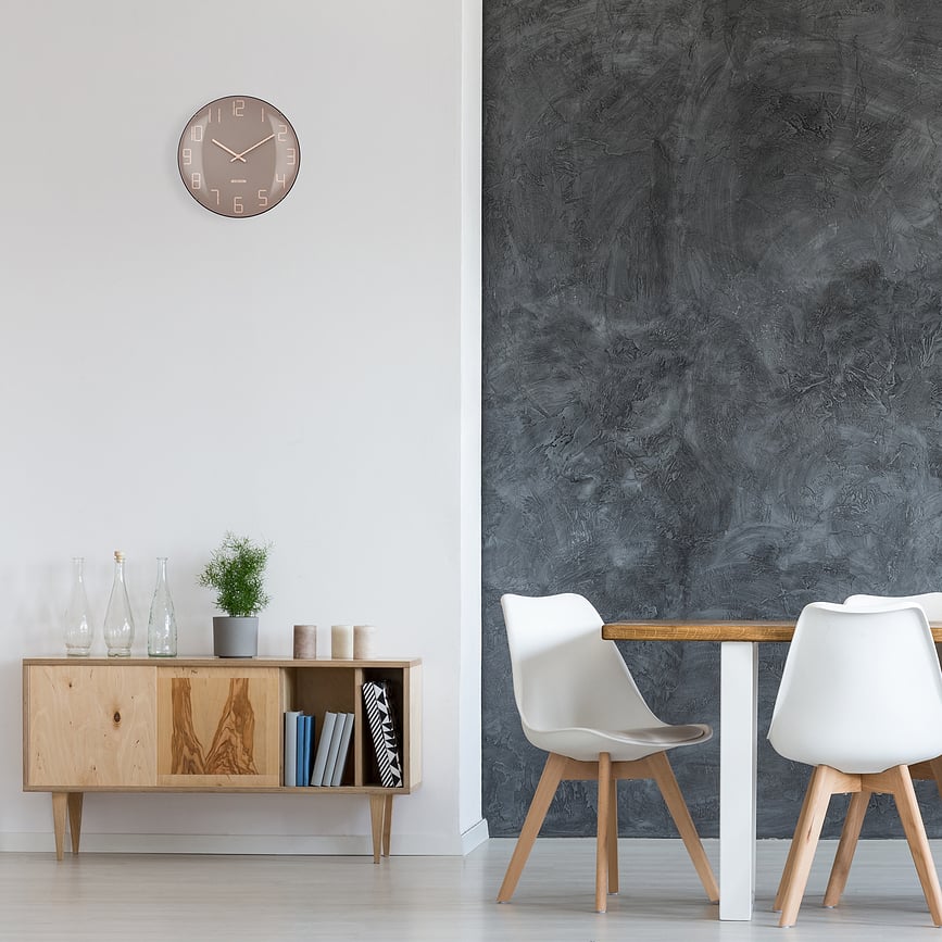 Shade Zidni Sat ružičasti