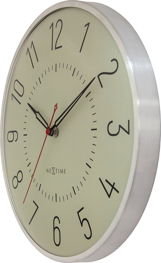 Sienas pulkstenis Rotterdam 30,5 cm, balts