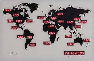 Sienas pulkstenis World Time Digit