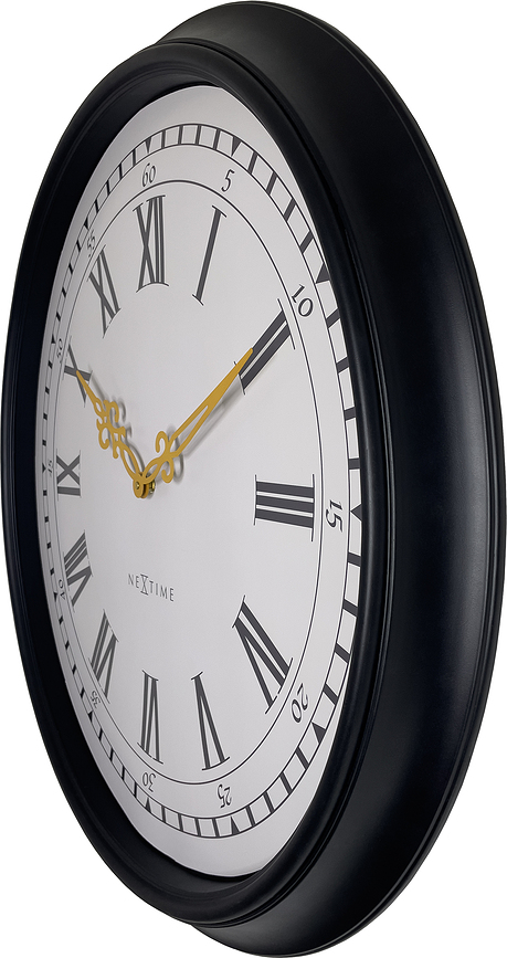Sieninis laikrodis Chopin 40 cm, juodai pilkas