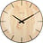 Sieninis laikrodis Edge Wood Dome šviesi mediena