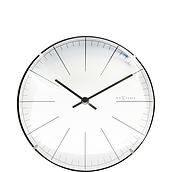 Stalo arba sieninis laikrodis Big Stripe baltos spalvos mini