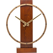 Stalo laikrodis Carl Small šviesi mediena