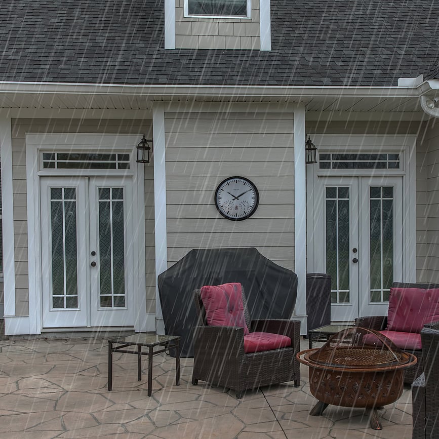 Sunflower Zegar s termometrom in higrometrom