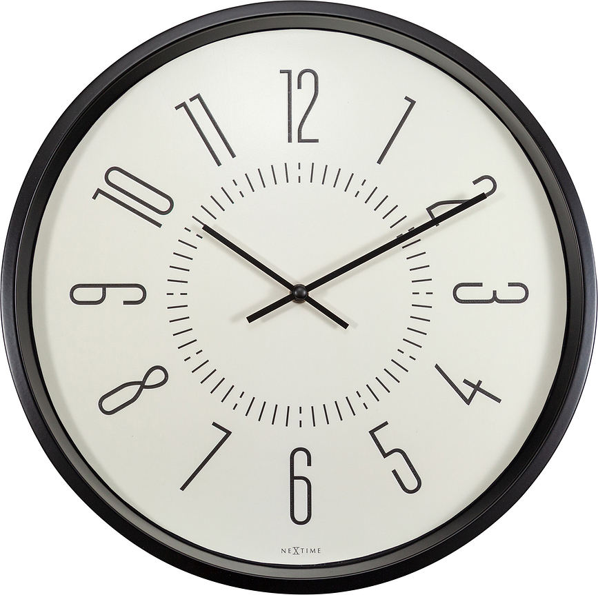 Wandklok Luminous 30 cm wit