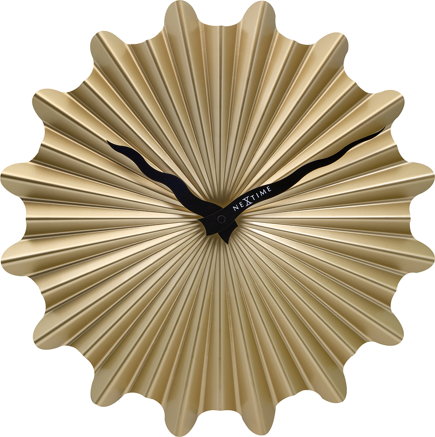 Wandklok Sunny goud