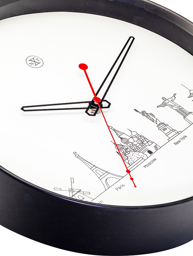 Wordtour Horloge murale