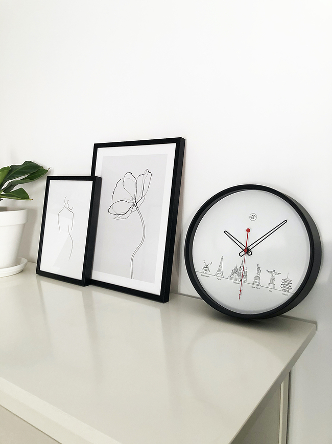 Wordtour Horloge murale