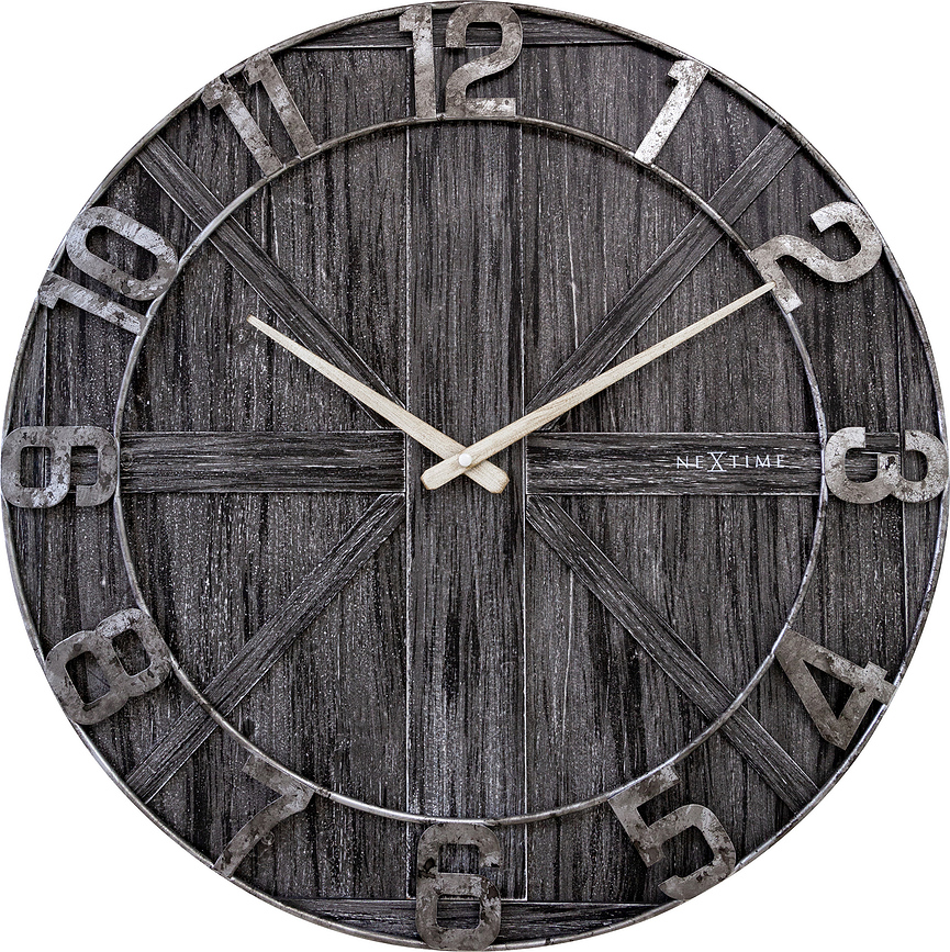 York Horloge murale, noire