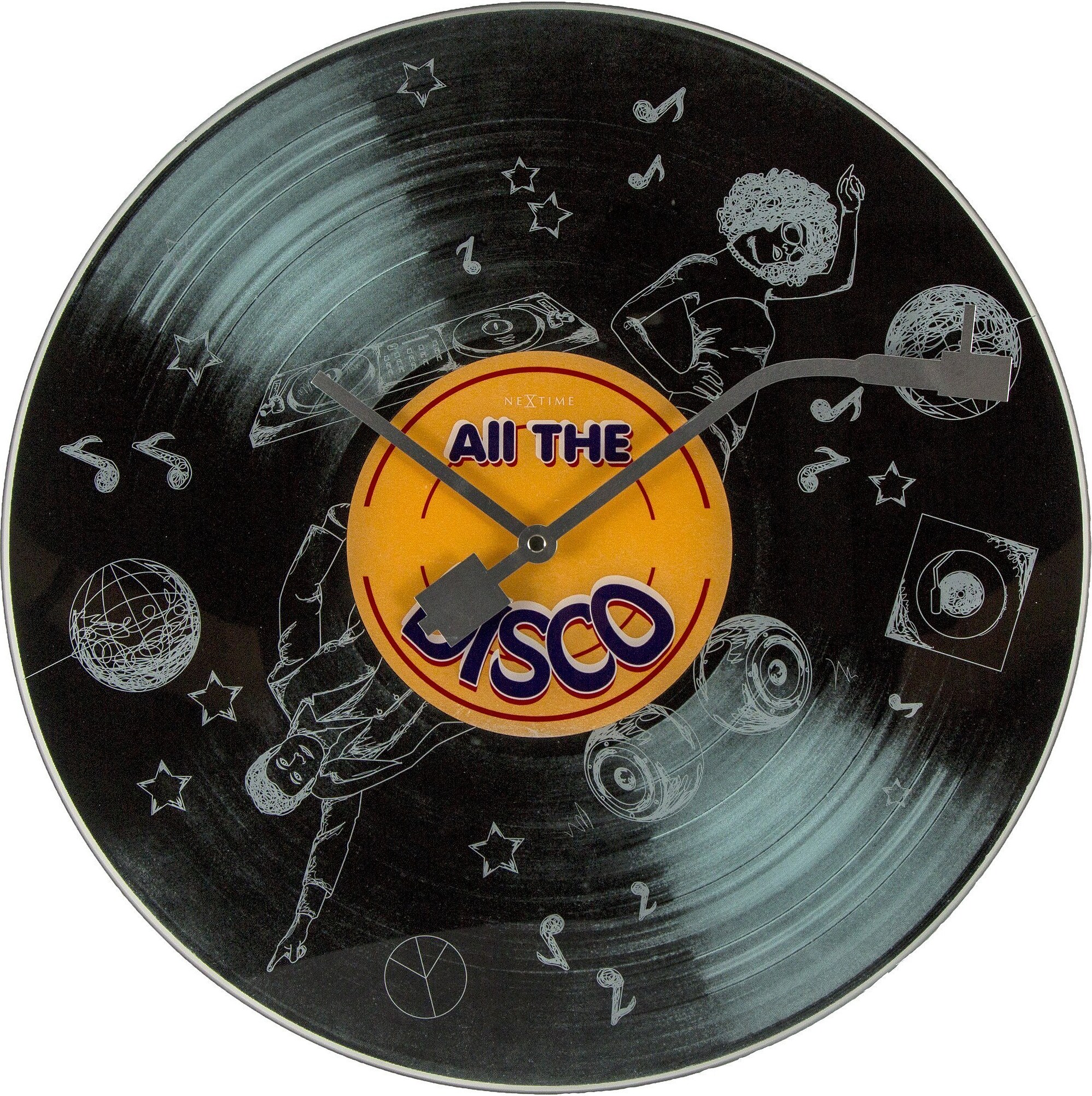 Zegar ścienny All The Disco