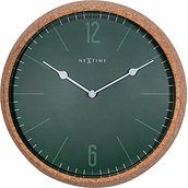 Zegar ścienny Cork zielony