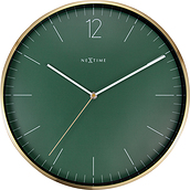Zegar ścienny Essential Gold zielony