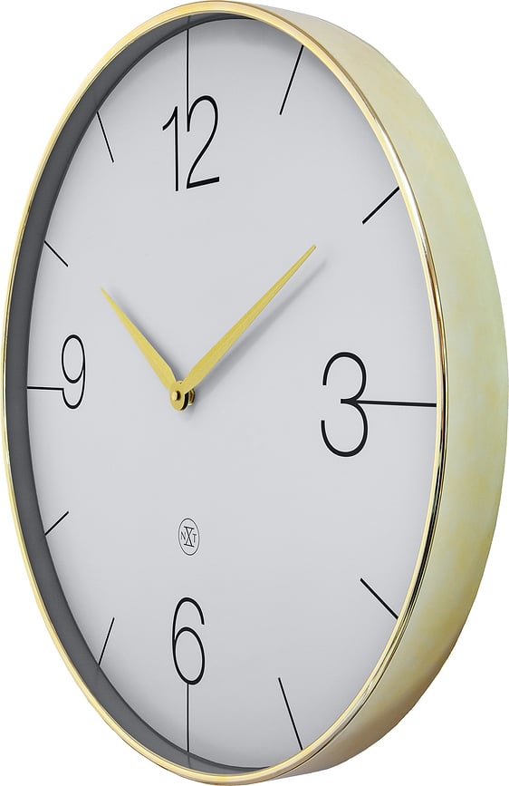Zegar ścienny Finesse Large 51 cm złoty