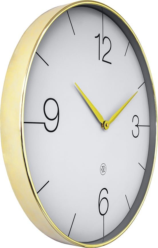 Zegar ścienny Finesse Large 51 cm złoty
