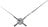 Zegar ścienny Hands 70 cm srebrny