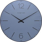Zegar ścienny Index Dome niebieski