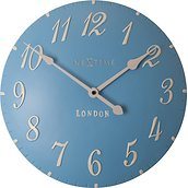 Zegar ścienny London Arabic niebieski